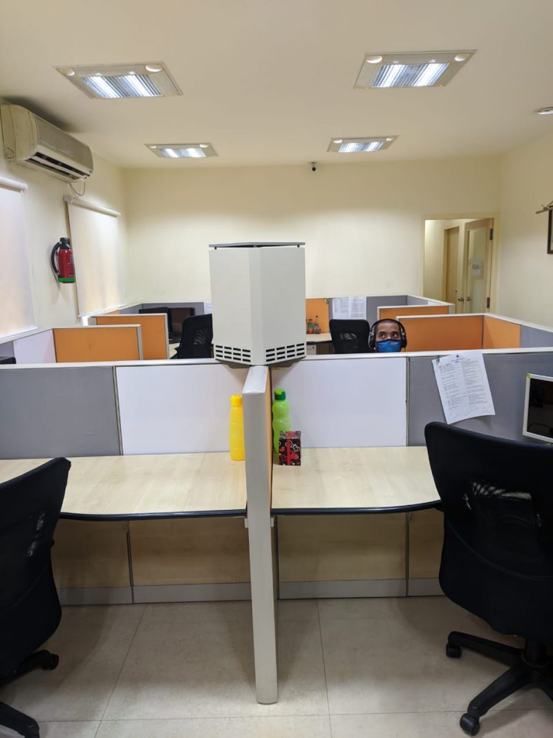 Yuvi safe mini placed in office cabinet